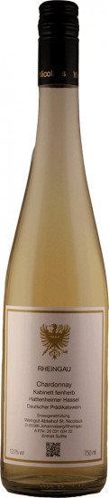2023 Hattenheimer Hassel Kabinett Chardonnay trocken - Weingut Abteihof St. Nicolaus