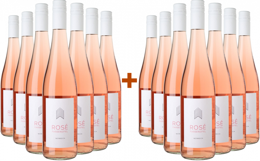 7+7 Paket 2024 Farbenspiel Rosé trocken BIO - Weingut Weinreich
