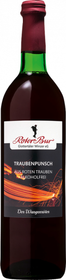 Traubenpunsch rot alkoholfrei 0,7 L - Roter Bur Glottertäler Winzer