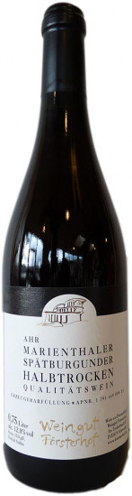 2018 AHR Spätburgunder halbtrocken - Weingut Försterhof