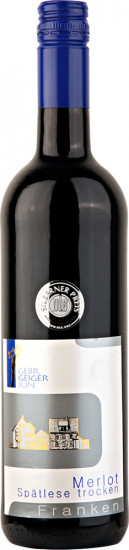 2018 Merlot Spätlese Thüngersheimer Scharlachberg trocken - Weingut Gebr. Geiger jun. 
