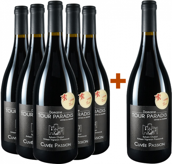 5+1 Paket 2021 Cuvée Passion - Domaine Tour Paradis