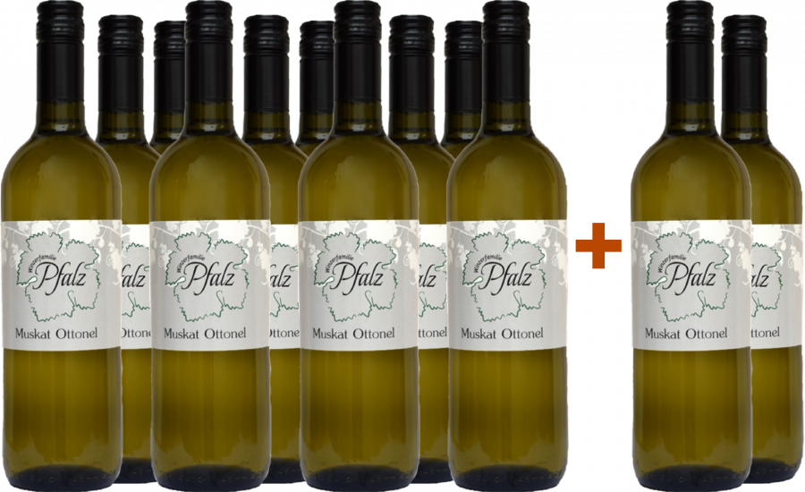10+2 Paket Muskat Ottonel trocken - Winzerfamilie Pfalz