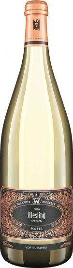 2014 Wegeler Riesling Qualitätswein trocken VDP.GW 1 L - Weingut Wegeler