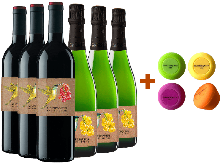 Pack Degustación Montesquius (+ regalo tapón de silicona) Bio - Montesquius