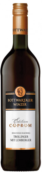 2021 Trollinger mit Lemberger Beilsteiner Wartberg / Kupfer halbtrocken - Bottwartaler Winzer