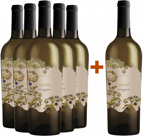 5+1 Paket Glam Fiano di Avellino DOCG - Vernice