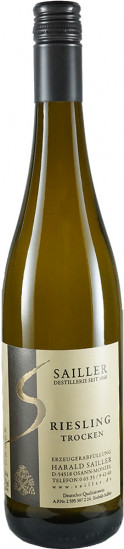 2023 RIESLING trocken - Weingut-Destillerie Harald Sailler