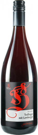 2022 Trollinger mit Lemberger GUTSWEIN halbtrocken 1,0 L - Weingut Häußer