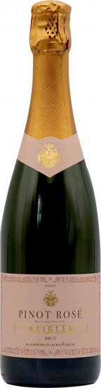 2017 PINOT ROSÉ -brut- méthode traditionelle 85 Mon. Hefelager VDP.SEKT brut - Weingut Stigler