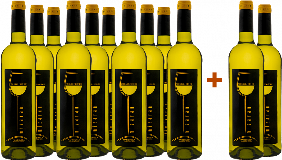 Aktionspaket 10+2 Mizaran Blanco Manchuela DO Bio - Bodega Pardo Tolosa