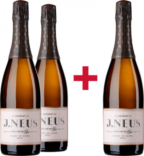 2+1 Pinot Noir Blanc de Noirs Gutssekt brut Paket - Weingut J. Neus