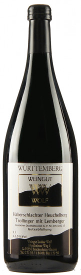 2021 Trollinger-Lemberger halbtrocken 1,0 L - Weingut Lothar Wolf
