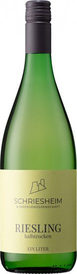 2023 Riesling halbtrocken 1,0 L - Winzergenossenschaft eG Schriesheim