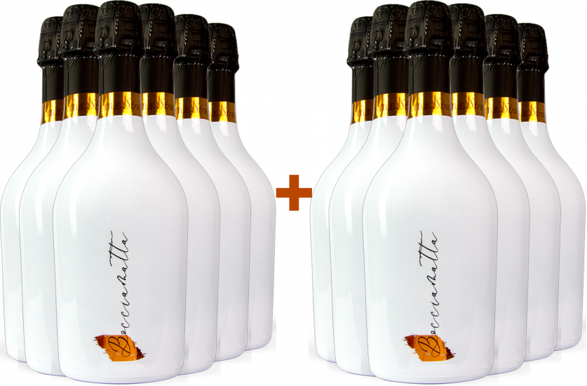 6+6 Paket Bocciamatta Rosa Spumante - StraItalian Winemakers