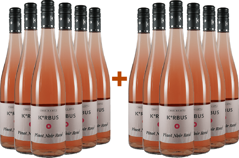 6+6 Paket Pinot Noir Rosé - Korbus Wine