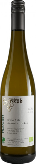 2018 Iphöfer Kalb Johanniter trocken Bio - Weinbau Schwab