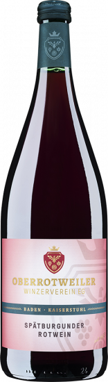 2025 Oberrotweiler Spätburgunder Rotwein trocken 1,0 L - Oberrotweiler Winzerverein