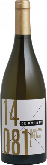 2014 Geyersberg Weissburgunder Trocken - Weingut Dr. Koehler