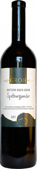 2009 Edition Haus Groh Spätburgunder QbA - Weingut Groh