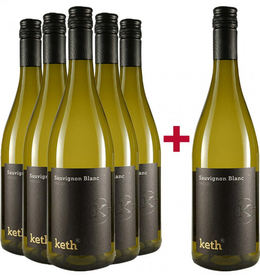 5+1 Paket Sauvignon Blanc trocken BIO - Weingut Matthias Keth