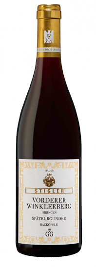 2021 VORDERER WINKLERBERG Ihringen Spätburgunder Backöfele* GG VDP.GROSSE LAGE trocken - Weingut Stigler