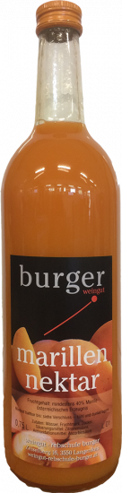 Marillennektar - Aprikosennektar süß - Weingut & Rebschule Burger