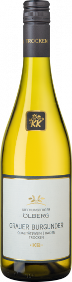 2019 Kiechlinsberger Ölberg Grauburgunder trocken - Winzergenossenschaft Königschaffhausen-Kiechlinsbergen