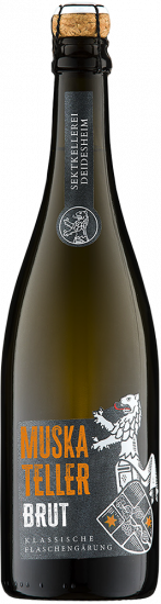 Muskateller Sekt Spumante Bianco Metodo Classico brut - Sektkellerei Deidesheim