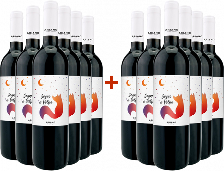 6+6 Sogno di Volpe Rosso Puglia IGP BIO Bio - ARIANO Terra & Famiglia
