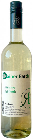 2023 Riesling feinherb - Weingut Rainer Barth