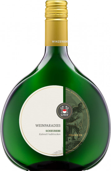 2019 Weinparadies Scheurebe Kabinett halbtrocken - Winzergemeinschaft Franken eG