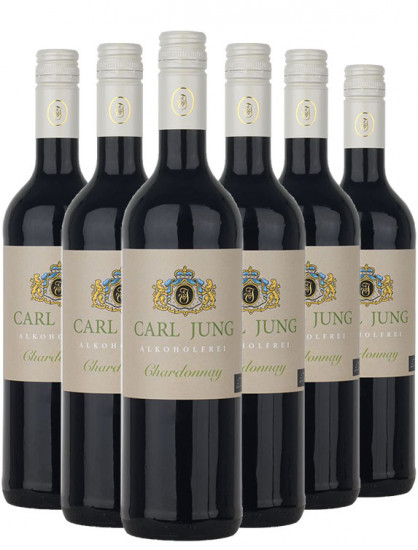 Chardonnay Alkoholfreies Getränk aus BIO-Wein (6 Flaschen) - Carl Jung
