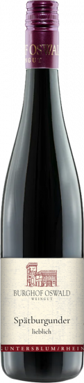 2024 Guntersblumer Spätburgunder lieblich - Weingut Burghof Oswald