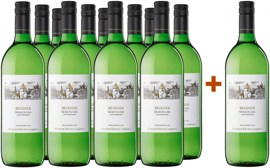 11+1 Paket Heuriger Grüner Veltliner trocken - Winzer Krems