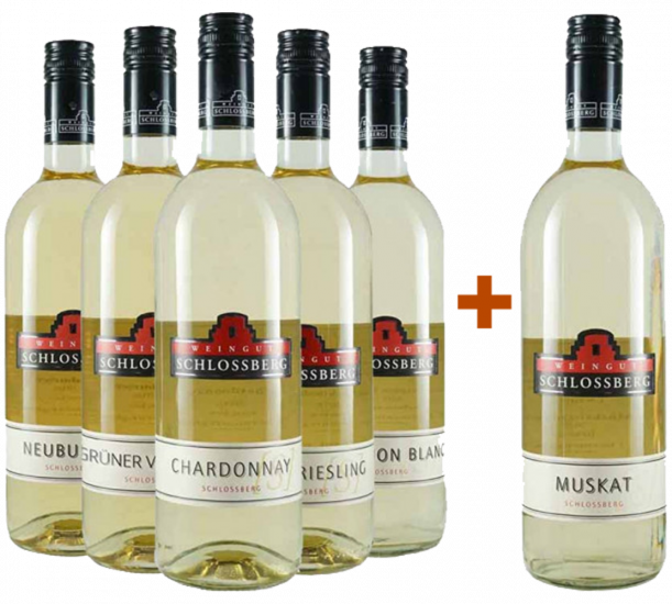 5+1 Weißwein Entdecker-Paket - Weingut Schlossberg