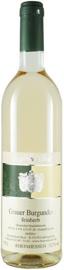2019 Grauer Burgunder Qualitätswein feinherb - Weingut Winckler