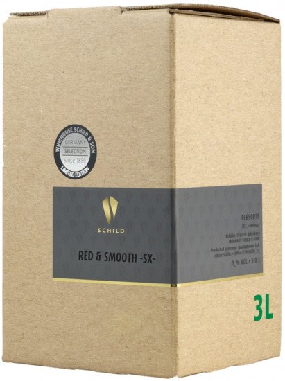 2020 RED & SMOOTH -SX- Bag-in-Box (BiB) feinherb 3,0 L - Schild & Sohn
