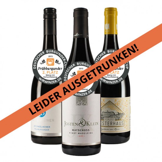 Siegerwein-Paket Frühburgunder / Wein mit Herkunftsbezug