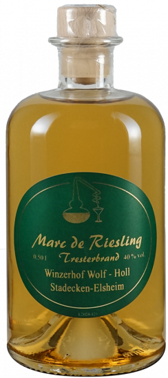 Marc vom Riesling, Grappa 0,5 L - Winzerhof Wolf-Holl