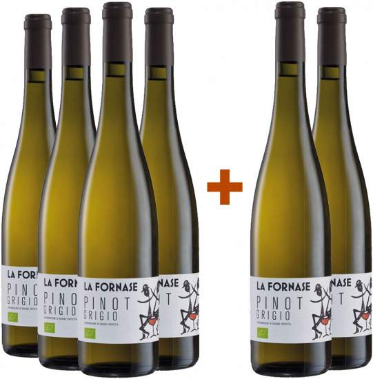 4+2 Paket Pinot Grigio Delle Venezie DOC Bio - La Fornase