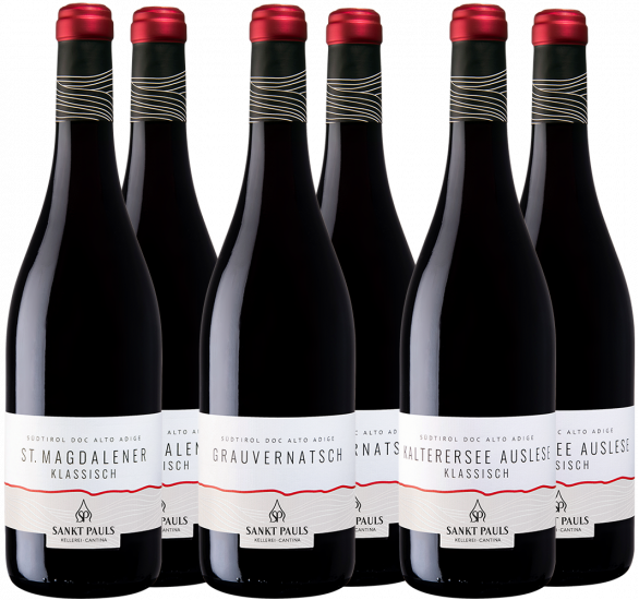 Die leichten Roten aus Südtirol-Paket - SANKT PAULS Kellerei – Cantina