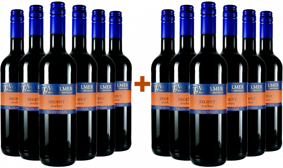 6+6 Paket Regent trocken, aus dem Eichenfass - Weingut Roland Vollmer