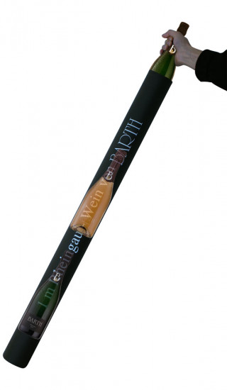 1 m Rheingau Sektröhre inklusive 3 Flaschen Sekt - Wein- und Sektgut Barth