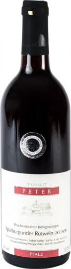 2022 Spätburgunder Rotwein trocken - Weingut Peter
