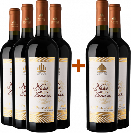 4+2 Le Pergole Nero di Troia Puglia IGP - Vignaioli Pugliesi