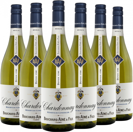 6er Paket Bouchard Aîné & Fils Chardonnay Bourgogne AOP - WirWinzer Select Teck