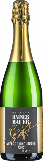 2023 Weißburgunder Sekt trocken - Weingut Rainer Bauer