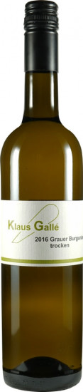 2016 Grauer Burgunder trocken - Weingut Gallé