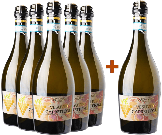 5+1 Paket Vesuvio Caprettone DOC - Fuocomuorto
